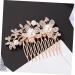MAGICLULU Bridal Hair Accessory Crystal Hair Accessories Bridal Headpiece Girls Hair Accessories Bridal Hair Accessories Girl Hair Accessories Unique Accessory Alloy Comb Bride - Buy Online on GoSupps.com