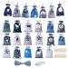 5 Pcs Calendar Pouch - Cute Advent Calendar Gift Drawstring Bag Hanging Satin Bags with Drawstring Gift Wrap Gift Bag Set Reusable for Wall Home Holiday Decor Gyouza 5 Pcs 10*14cm