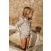 Little Dutch UV Protection Swim Shorts with Ruffles - Vintage Little Flowers (Size 98/104) | Shop Internationally - Buy Online on GoSupps.com
