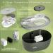 iPettie Avocado Pet Water Fountain with LED Light - 67oz/2.0L - Ultra Quiet Cat Water Fountain - Filtered Automatic Pet Fountain for Cats & Small Dogs - Grey (with Adapter) - Buy Online on GoSupps.com