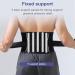 Lumbar Back Brace Breathable Lower Back Support Back Support Belt - Lightweight Workout Back Brace Waist Supports for Outdoor Activities Black L - Buy Online on GoSupps.com