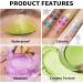 Oulac Glitter Eyeshadow Metallic Finish - Waterproof High Impact Green Eyeshadow for Eye-Catching Makeup | Vegan Formula | 12g (15) Melon Sour - Buy Online on GoSupps.com