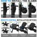 115 dB Rechargeable Wireless Bike Alarm with Remote - IPX5 Waterproof Anti Theft Motion Sensor Alarm for Bicycle, Motorcycle, Scooter, Car | A2-115 dB Bike Alarm - Buy Online on GoSupps.com