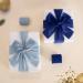DORIS HOME 3 Rolls Fringe Chiffon Ribbon - 2x7Yd, Dusty Blue, Perfect for Bouquets, Gift Wrapping, Crafts, Wedding Invitations - Buy Online on GoSupps.com