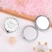 8-Piece Pocket Makeup Mirror Set & Hair Ties for Bachelorette Party - Silver | Bride, Maid of Honor, Bridesmaid Proposal Gifts - Buy Online on GoSupps.com