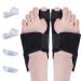 3 Pairs Toe Corrector Adjustable Splint Toe Straightener Toe Wraps Separators for Overlapping Toes  Silicone Support for Women Men Adults Day & Night Wearing (3 Styles)