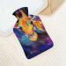 Hot Water Bottle with Lid - Giraffe Rubber Hot Water Bag for Pain Relief Cramps Foot Warmer & Hot/Cold Therapy - International Shipping Available - Buy Online on GoSupps.com