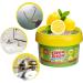 Kitchen Stain Remover Cleaner Kit - Washing Up Liquid 600ml Cleaning Paste 350g Microfibre Cloth Double Sided Scrubbing Pad 1pc Handgrip Scourer 1pc | Home Cleaning Bundle - Buy Online on GoSupps.com