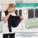CUBY Portable Breathable Baby Wrap Sling | Quick Dry 3D Mesh Fabric | Adjustable Newborn to Toddler Carrier | Kangaroo Grey - Buy Online on GoSupps.com