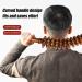 Wooden Massage Roller - Back & Body Massage Device with Handle | Ideal for Neck Legs & Back Pain Relief - Buy Online on GoSupps.com