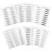 Didiseaon 10 sheets Imitation Temporary Brow Tattoos Eyebrow False Eyebrows D Stickers Waterproof Hair-like 21.5X14cm Black
