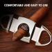 2 Pack Cigar Cutter Set Stainless Steel Double Blade Cigar Clippers/Cutters (Pack of 2 Black Silver) - Buy Online on GoSupps.com