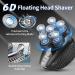 MOTLATA 6D Electric Shaver for Bald Men - 7 in 1 Professional Rotary Head Shaver - Waterproof & Rechargeable - Wet & Dry Shaving Grooming - Cordless Balding Razor - Buy Online on GoSupps.com