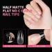 EARLMONI Medium Ballerina Nails Tips Set - 432 pieces Full Cover Soft Gel Nail Tips with Glue Nail File Cuticle Pusher 12 Sizes Prepolished Artificial Nails For Gluing Nail Art DIY - Buy Online on GoSupps.com