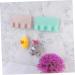 Buy Hemoblo 8-Piece Bedroom Shaving Organizer Bracket - Wall Hooks for Razors Smartphones & Chargers - Plastic Cell-Free Design - Perfect for Kitchen & Bathroom - Buy Online on GoSupps.com