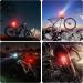 KASLIGHT USB Rechargeable Bike Light | 8 LED Front and Back | 10000mAh | Digital Display | 5 Modes | 18+ Hrs Runtime - Buy Online on GoSupps.com