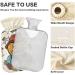 Naanle Halloween Pumpkin Heat Bottle - 1L Hand & Foot Warmer for Pain Relief | MITED Transparent Hot Water Bottle for Cold Therapy - Buy Online on GoSupps.com