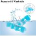 4-Piece Blue Toe Separators Set for Nail Varnish | Toe Spacers, Straightener & Stretcher for Hammer Toe, Overlapping Toes & Bunions | Men & Women - Buy Online on GoSupps.com