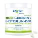 Aportha Argiviron L-Arginine + L-Citrullin 4500 highly dose + Heart vitamin Vitamin B1 360 vegan capsules high-dosed in a ratio of 1.6 to 1 from L-arginine to L-Citrull allergen-free