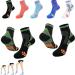OIMTUE HIGHERSOCKS 2023 Far Infrared Schorl Titanium Ion Heightening Booster Socks Micro Titanium Height Booster Socks (Large Black2Pair)