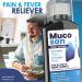 Mucosan Max-Action Cold & Flu Relief Maximum Strength Medicine - Fever Sore Throat Chest Congestion & Cough Suppressant Expectorant FSA Eligible - 6 fl oz (177 mL) 1-Pack - Buy Online on GoSupps.com