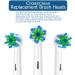 QLEBAO 16PCS Toothbrush Heads Compatible with Oral B Electric Toothbrush - Sensitive, Precision, Floss, and Cross Clean Replacement Brush Head for Teenagers or Children - White - Buy Online on GoSupps.com