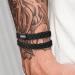 HAVHAF Braided Hair Ties for Men 5 pcs(XL Black) - Elastic Hair Ties for Buns Curly Thick Hair | No Damage Crease Breakage | Men's Hair Accessories - Buy Online on GoSupps.com