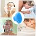 Ipetboom Face Scrub Brush Cleansing Brush Bath Brush Silica Gel Beauty Silicone Face Brush 7x7cm Blue - Buy Online on GoSupps.com