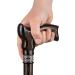 Extra Long Handmade Ergonomic Walking Cane for Tall Men - 39 Inch Walnut Stylish Carved Wood Fashionable Stick - Buy Online on GoSupps.com