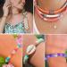 Gionlion 6000 Pcs Clay Beads Kit | 24 Colors 6mm Round Polymer Clay Spacer Beads | Jewelry Making Charms & Elastic Strings | Bracelets & Necklaces DIY - Buy Online on GoSupps.com