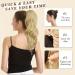 BARSDAR Short Wavy Ponytail Extension - 16'' Light Ash Blonde Mixed | Clip-in Synthetic Hairpiece for Women - Buy Online on GoSupps.com