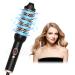Thermal Brush Heated Round Brush 1 1/2 inch Hot Round Brush Curling Iron with Ceramic Tourmaline and PTC Heater Detachable Brush Head with Dual Voltage for Travel