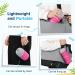 Pecute Dog Water Bottle - Foldable Safe & Non-Toxic 850ml for Dogs | Perfect for Outdoor Activities Training & Travel - Pink XL - Buy Online on GoSupps.com