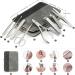 FRUCASE 8 in 1 Stainless Steel Manicure Pedicure Set with Travel Case - Professional Nail Clipper Kit - Buy Online on GoSupps.com