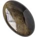 Obsidian Crystal | Meditation Reiki Energy Stone - Natural Tumbled Polished Crystals Stones Tiger Eye Oval Palm Pocket Stones Meditation Reiki Energy Stone - Buy Online on GoSupps.com