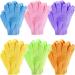 Exfoliating Bath Gloves 5/10 Pairs Double Sided Exfoliating Gloves for Beauty Spa Massage Skin Shower Scrubber Bathing Accessories 100% Nylon Glove Mitt (10 Pairs)