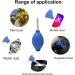 Honbay 2PCS Rubber Air Blower for Camera, Electronics, Keyboard, Eyelash Extensions, Tattoo, Plants, Shaver | Dust Removal Tool - Buy Online on GoSupps.com
