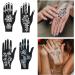 Reusable Black Henna Tattoo Stencils: Flowers, Butterflies | Large Size DIY Kit for Women & Teen Girls - Buy Online on GoSupps.com
