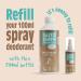 Salt of the Earth - Natural Deodorant Spray Refill - Certified Natural Vegan Long Lasting Protection Leaping Bunny Approved Made in the UK - 500ml (Ginger & Jasmine 500ml) Ginger & Jasmine 500 ml (Pack of 1) - Buy Online on GoSupps.com