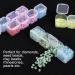 Quefe 168 Slots Diamond Painting Storage Containers - 6pcs 28 Grids Clear Boxes for Bead Organizers and Diamond Art Embroidery - Includes Label Stickers - Buy Online on GoSupps.com