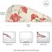 Red Wildflowers Hair Towel 2 Pack - Super Absorbent Quick Dry Hair Turbans for Women & Girls | Ideal for Fast Hair Drying & Stylish Wraps - Buy Online on GoSupps.com