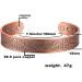 MagEnergy Men's Copper Life of Tree Magnetic Therapy Bracelet - Viking Jewelry 7.5in Adjustable - Buy Online on GoSupps.com