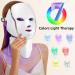 LED Fack Mask Light Therapy Mask for Face & Neck 7 LED Light Therapy Facial Mask for Skin Care Red Light Therapy Mask for Acne Face Skin Treatment Blackhead Remove Anti Aging Microdermabrasion - Buy Online on GoSupps.com
