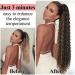 30-Inch Thick Curly Drawstring Ponytail Extensions - Chocolate Brown & Honey Blonde Highlights - Buy Online on GoSupps.com