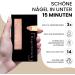 NagelGl ck Nail Wraps | 32 Monochrome Nail Wraps (Raspberry) - Buy Online on GoSupps.com