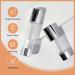 Longway Silver Airless Cosmetic Cream Pump Bottle Travel Size 1oz/30ml (Pack of 6) - Refillable Containers - Buy Online on GoSupps.com