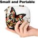 Portable Menstruation Pad & Cup Bag for Women | Butterfly & Flower Design | Ideal for Teens - Buy Online on GoSupps.com
