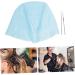 1 Set Hair Color Highlighter Cap Salon Hair Coloring Dye Cap Hair Bleaching Kit Hair Bleaching Cap Color Hair Dye Hair Coloring Caps Colored Hat Crochet Stainless Steel Clamshell 22X16X1CM blue - Buy Online on GoSupps.com