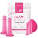 LURE GLAM Face Cupping Facial Set - Lift Firm Sculpt Plump with FREE Brush - Anti-Aging - Instant Lines and Wrinkles Filler