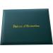 Grad Days Certificate Cover Imprinted Diploma of Graduation Faux-Leather Diploma Holder 8.5 x 11 - Green